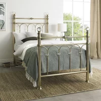 Click to view product details and reviews for Krystal Champagne Brass Metal Bedstead 3ft Single. Click to view product details and reviews for Krystal Champagne Brass Metal Bedstead 3ft Single.