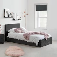 Click to view product details and reviews for Berlin Ottoman Storage Bed Black Velvet Fabric Sizes Available. Click to view product details and reviews for Berlin Ottoman Storage Bed Black Velvet Fabric Sizes Available.