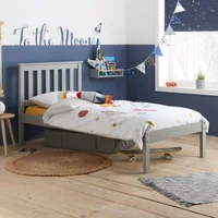 Click to view product details and reviews for Denver Slatted Bed Grey Sizes Available. Click to view product details and reviews for Denver Slatted Bed Grey Sizes Available.