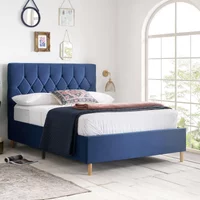 Click to view product details and reviews for Loxley Bed Blue Fabric Sizes Available. Click to view product details and reviews for Loxley Bed Blue Fabric Sizes Available.