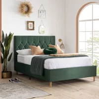 Click to view product details and reviews for Loxley Bed Green Fabric Sizes Available. Click to view product details and reviews for Loxley Bed Green Fabric Sizes Available.