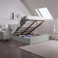 Click to view product details and reviews for Maine Ottoman Storage Bed Grey Sizes Available. Click to view product details and reviews for Maine Ottoman Storage Bed Grey Sizes Available.