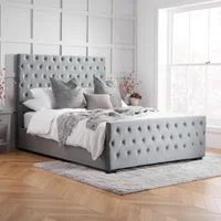 Click to view product details and reviews for Marquis Velvet Fabric Bed Grey Sizes Available. Click to view product details and reviews for Marquis Velvet Fabric Bed Grey Sizes Available.
