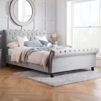 Click to view product details and reviews for Opulence Bed Grey Velvet Fabric Sizes Available. Click to view product details and reviews for Opulence Bed Grey Velvet Fabric Sizes Available.