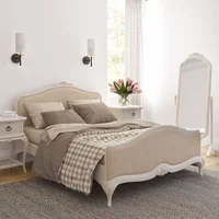 Click to view product details and reviews for Ivory Upholstered Bedstead Sizes Available. Click to view product details and reviews for Ivory Upholstered Bedstead Sizes Available.