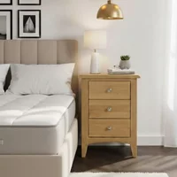 Click to view product details and reviews for Kilkenny Bedside Cabinet 3 Drawer Oak. Click to view product details and reviews for Kilkenny Bedside Cabinet 3 Drawer Oak.