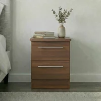 Click to view product details and reviews for Sherwood Bedside Cabinet 2 Drawer Walnut. Click to view product details and reviews for Sherwood Bedside Cabinet 2 Drawer Walnut.