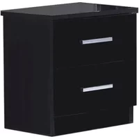 Click to view product details and reviews for Ambra Bedside Cabinet 2 Drawer Black Italian. Click to view product details and reviews for Ambra Bedside Cabinet 2 Drawer Black Italian.