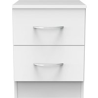 Click to view product details and reviews for Avon Bedside Cabinet 2 Drawer White. Click to view product details and reviews for Avon Bedside Cabinet 2 Drawer White.