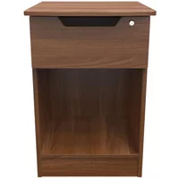 Click to view product details and reviews for Bella Bedside Cabinet 1 Drawer With Lock Walnut. Click to view product details and reviews for Bella Bedside Cabinet 1 Drawer With Lock Walnut.