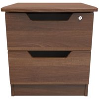 Click to view product details and reviews for Bella Bedside Cabinet 2 Drawer With Lock Walnut. Click to view product details and reviews for Bella Bedside Cabinet 2 Drawer With Lock Walnut.