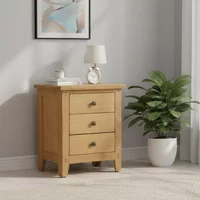 Click to view product details and reviews for Burford Bedside Cabinet 3 Drawer Oak. Click to view product details and reviews for Burford Bedside Cabinet 3 Drawer Oak.
