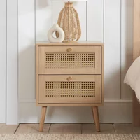 Click to view product details and reviews for Croxley Bedside Cabinet 2 Drawer Oak And Rattan. Click to view product details and reviews for Croxley Bedside Cabinet 2 Drawer Oak And Rattan.