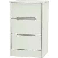 Click to view product details and reviews for Monaco Bedside Cabinet 3 Drawer Cashmere Matt. Click to view product details and reviews for Monaco Bedside Cabinet 3 Drawer Cashmere Matt.