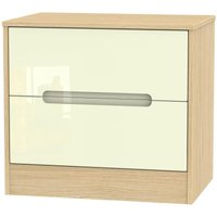Click to view product details and reviews for Monaco Bedside Cabinet Wide 2 Drawer Cream Gloss And Light Oak. Click to view product details and reviews for Monaco Bedside Cabinet Wide 2 Drawer Cream Gloss And Light Oak.