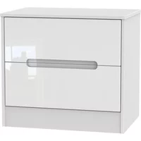 Click to view product details and reviews for Monaco Bedside Cabinet Wide 2 Drawer White Gloss. Click to view product details and reviews for Monaco Bedside Cabinet Wide 2 Drawer White Gloss.