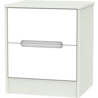 Click to view product details and reviews for Monaco Bedside Cabinet 2 Drawer White And Cashmere. Click to view product details and reviews for Monaco Bedside Cabinet 2 Drawer White And Cashmere.