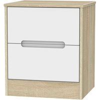 Click to view product details and reviews for Monaco Bedside Cabinet 2 Drawer White Matt And Oak. Click to view product details and reviews for Monaco Bedside Cabinet 2 Drawer White Matt And Oak.
