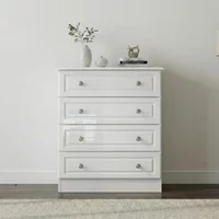 Click to view product details and reviews for Pembroke Chest 4 Drawer White Gloss. Click to view product details and reviews for Pembroke Chest 4 Drawer White Gloss.