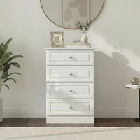 Click to view product details and reviews for Pembroke Chest Midi 4 Drawer White Gloss. Click to view product details and reviews for Pembroke Chest Midi 4 Drawer White Gloss.