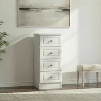 Click to view product details and reviews for Pembroke Chest Narrow 4 Drawer White. Click to view product details and reviews for Pembroke Chest Narrow 4 Drawer White.