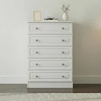 Click to view product details and reviews for Pembroke Chest 5 Drawer White. Click to view product details and reviews for Pembroke Chest 5 Drawer White.