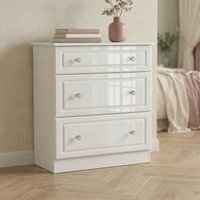 Click to view product details and reviews for Balmoral Chest 3 Drawer Deep White Gloss. Click to view product details and reviews for Balmoral Chest 3 Drawer Deep White Gloss.