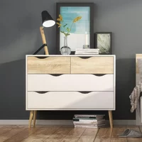 Click to view product details and reviews for Oslo Chest 4 Drawer White And Oak. Click to view product details and reviews for Oslo Chest 4 Drawer White And Oak.