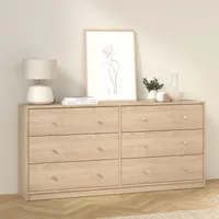 Click to view product details and reviews for May Chest 6 Drawer Wide Oak. Click to view product details and reviews for May Chest 6 Drawer Wide Oak.