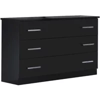 Click to view product details and reviews for Ambra Dresser 3 Drawer Black Italian. Click to view product details and reviews for Ambra Dresser 3 Drawer Black Italian.