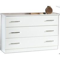 Click to view product details and reviews for Ambra Dresser 3 Drawer White Italian. Click to view product details and reviews for Ambra Dresser 3 Drawer White Italian.