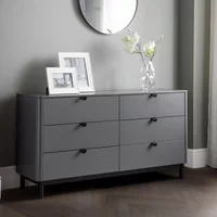Click to view product details and reviews for Chloe Chest Of Drawers 6 Drawer Wide Grey. Click to view product details and reviews for Chloe Chest Of Drawers 6 Drawer Wide Grey.