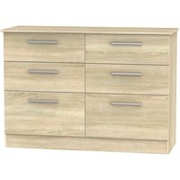 Click to view product details and reviews for Contrast Midi Chest 6 Drawer Oak. Click to view product details and reviews for Contrast Midi Chest 6 Drawer Oak.