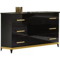 Click to view product details and reviews for Elegance Dresser 3 Drawer Black Italian. Click to view product details and reviews for Elegance Dresser 3 Drawer Black Italian.