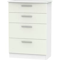 Click to view product details and reviews for Knightsbridge Chest Deep 4 Drawer Cashmere Matt And White. Click to view product details and reviews for Knightsbridge Chest Deep 4 Drawer Cashmere Matt And White.