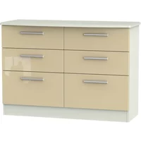 Click to view product details and reviews for Knightsbridge Chest Midi 6 Drawer Mushroom And Cashmere Matt. Click to view product details and reviews for Knightsbridge Chest Midi 6 Drawer Mushroom And Cashmere Matt.