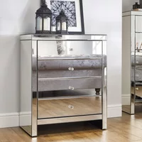View Seville chest - 4 drawer - mirrored View Seville chest - 4 drawer - mirrored