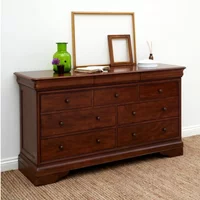 Click to view product details and reviews for Antoinette Wide Chest 43 Drawer Cherrywood. Click to view product details and reviews for Antoinette Wide Chest 43 Drawer Cherrywood.