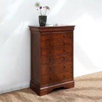 Click to view product details and reviews for Antoinette Tall Chest 6 Drawer Cherrywood. Click to view product details and reviews for Antoinette Tall Chest 6 Drawer Cherrywood.