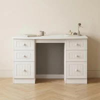 View Warwick dressing table - 6 drawer - double - white View Warwick dressing table - 6 drawer - double - white