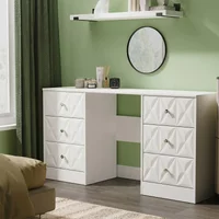 View San jose dressing table - double - 6 drawer - white View San jose dressing table - double - 6 drawer - white