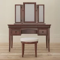 View Antoinette dressing table set - cherrywood View Antoinette dressing table set - cherrywood