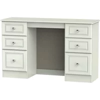 View Crystal double dressing table - 6 drawer - cashmere View Crystal double dressing table - 6 drawer - cashmere