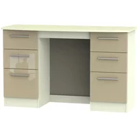 Click to view product details and reviews for Knightsbridge Dressing Table Double 6 Drawer Mushroom And Cream. Click to view product details and reviews for Knightsbridge Dressing Table Double 6 Drawer Mushroom And Cream.