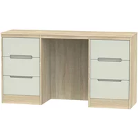 Click to view product details and reviews for Monaco Dressing Table Double 6 Drawer Cashmere Matt And Oak. Click to view product details and reviews for Monaco Dressing Table Double 6 Drawer Cashmere Matt And Oak.