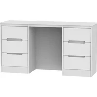 Click to view product details and reviews for Monaco Dressing Table Double 6 Drawer White. Click to view product details and reviews for Monaco Dressing Table Double 6 Drawer White.