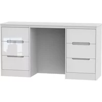 Click to view product details and reviews for Monaco Dressing Table Double 6 Drawer White Gloss. Click to view product details and reviews for Monaco Dressing Table Double 6 Drawer White Gloss.