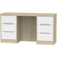 Click to view product details and reviews for Monaco Dressing Table Double 6 Drawer White Matt And Oak. Click to view product details and reviews for Monaco Dressing Table Double 6 Drawer White Matt And Oak.