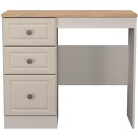 Click to view product details and reviews for Norfolk Dressing Table Single 3 Drawer Cashmere And Oak. Click to view product details and reviews for Norfolk Dressing Table Single 3 Drawer Cashmere And Oak.