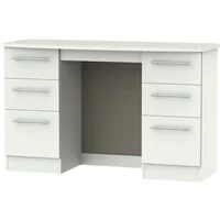 Click to view product details and reviews for Sherwood Double Dressing Table 6 Drawer Porcelain. Click to view product details and reviews for Sherwood Double Dressing Table 6 Drawer Porcelain.